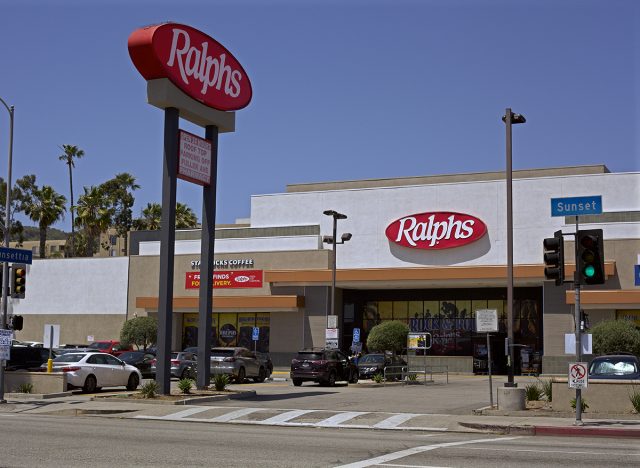 Ralph's supermarket on Sunset Blvd.