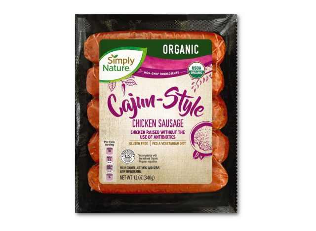 Simply Nature Organic Cajun sausage