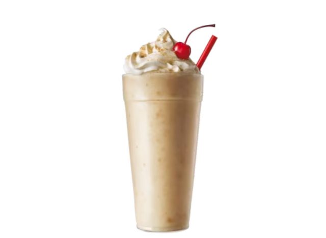 Sonic milkshake on a white background