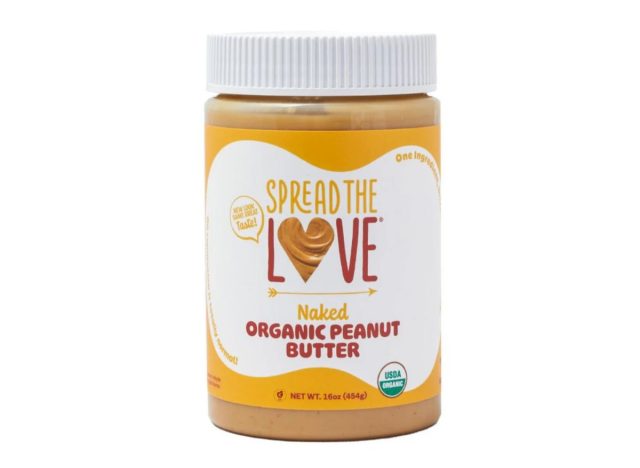 jar of Spread the Love peanut butter
