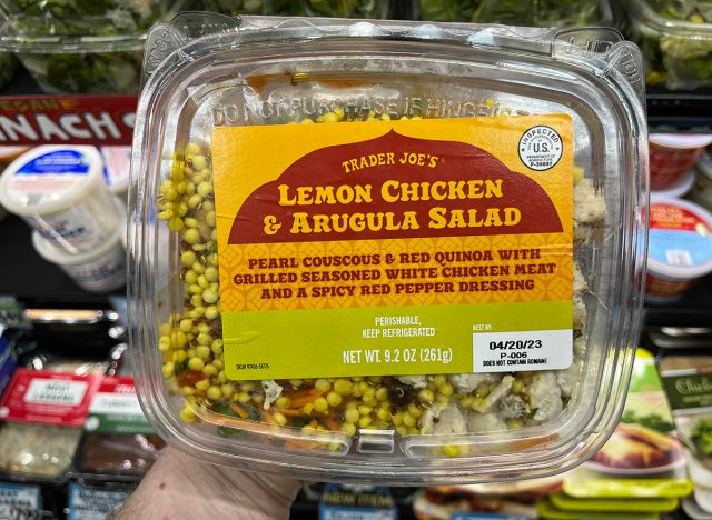 Lemon Chicken & Arugula Salad at Trader Joe's