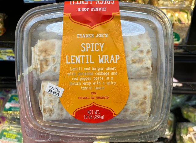 Spicy Lentil Wrap at Trader Joe's