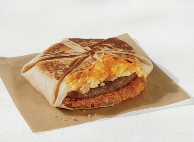 Taco Bell Breakfast Crunchwrap