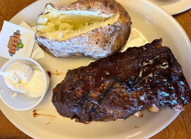 Texas Roadhouse baby back ribs