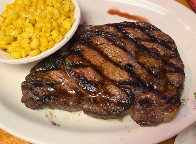 Texas Roadhouse ft worth ribeye