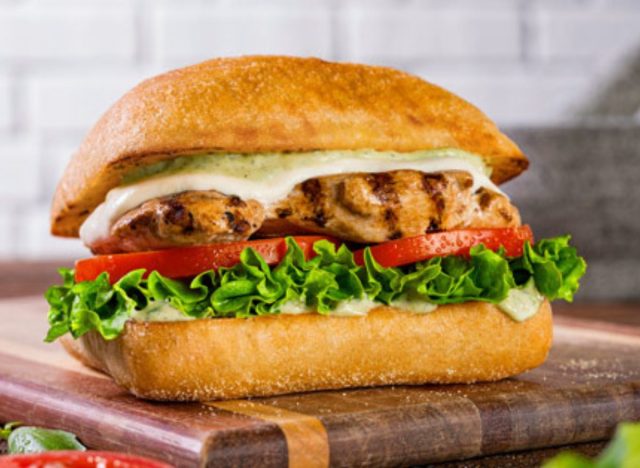 The Habit grilled chicken sandwich