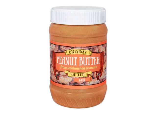 jar of creamy peanut butter