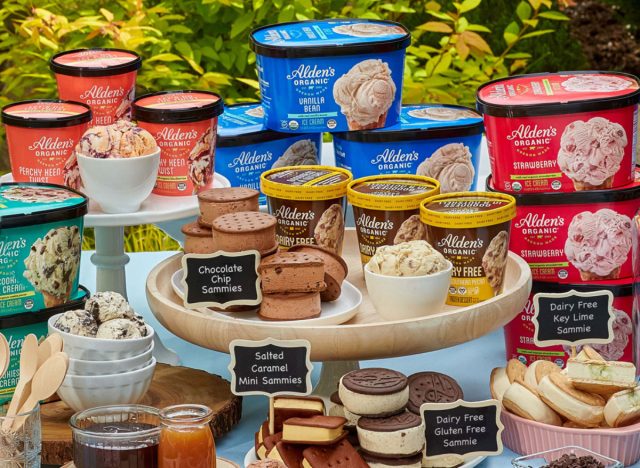 alden's oranganic ice cream products