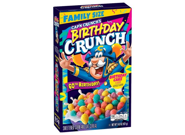 cap'n crunch birthday crunch cereal