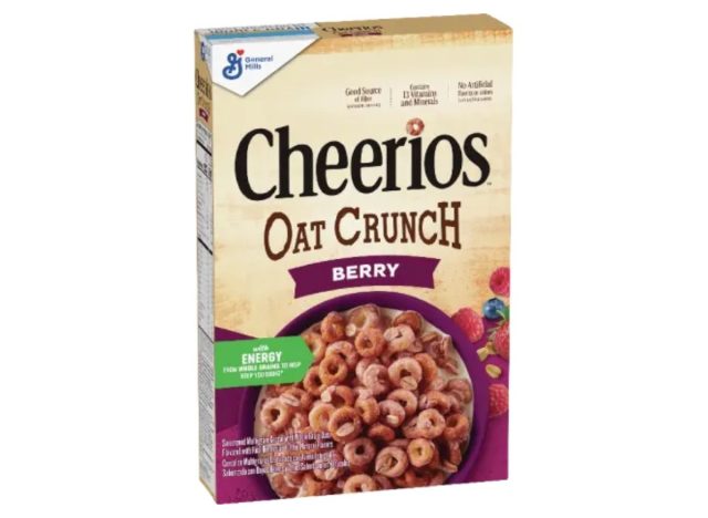 cheerios oat crunch berry