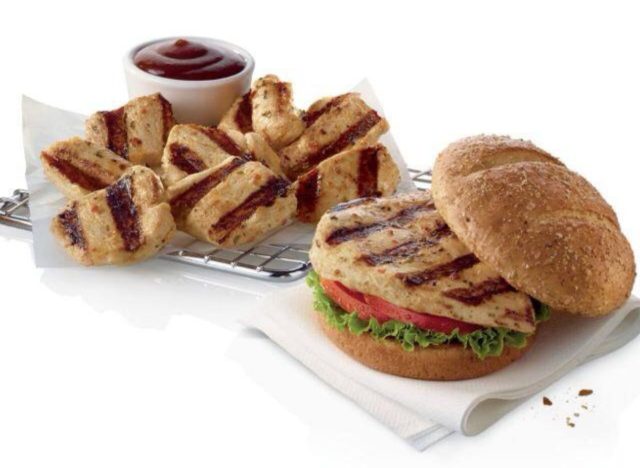 chick fil a grilled chicken products