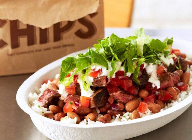 chipotle steak bowl