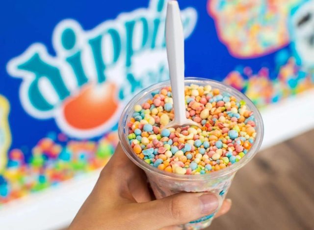 dippin dots in a cup