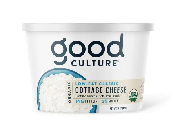 carton of Good Culture cottage cheese