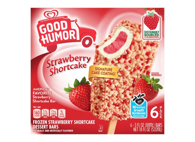good humor strawberry shortcake frozen dessert bars
