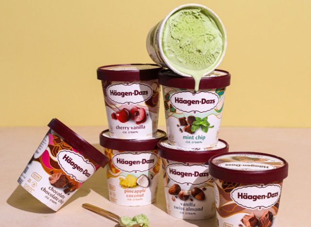 häagen dazs ice cream pints