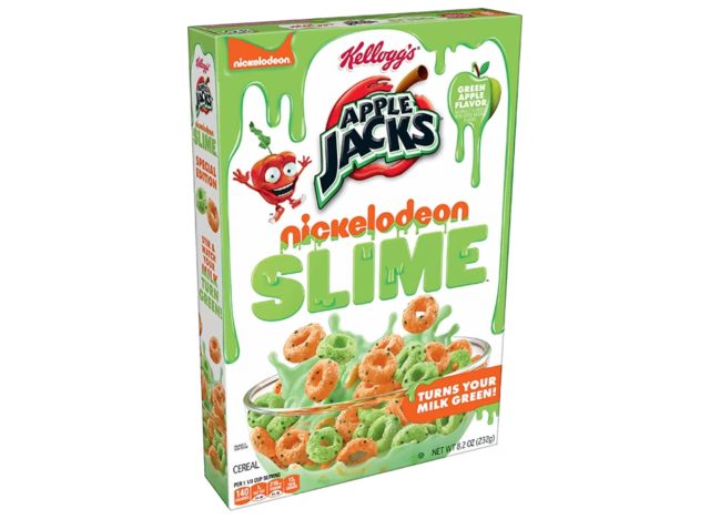kellogg's apple jacks slime cereal
