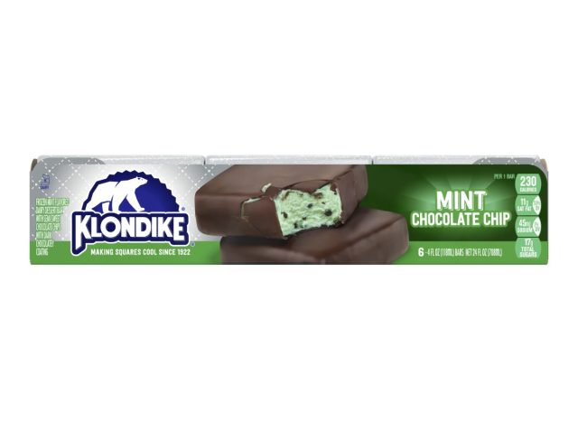 klondike mint chocolate chip bars