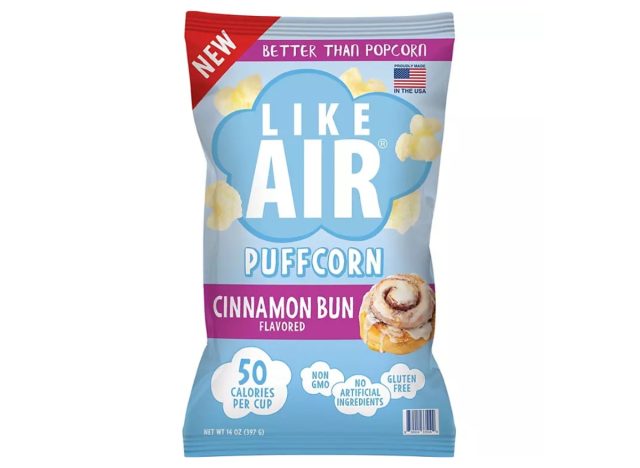 like air cinnamon bun flavored puffcorn