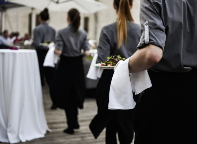 nicely dressed restaurant staff