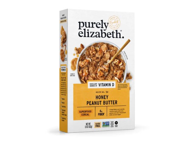 purely elizabeth honey peanut butter superfood cereal