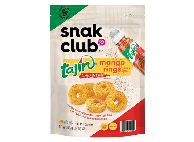 snak club tajín chili & lime seasoned mango rings