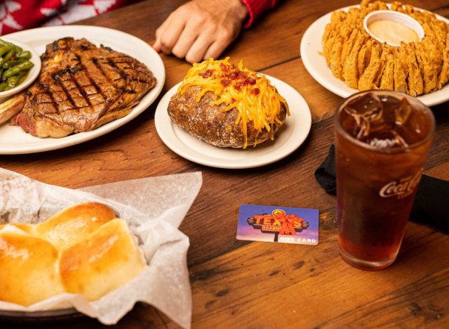 texas roadhouse spread