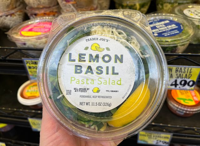 Lemon Basil Pasta Salad at Trader Joe's