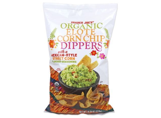 trader joe's organic elote corn chip dippers