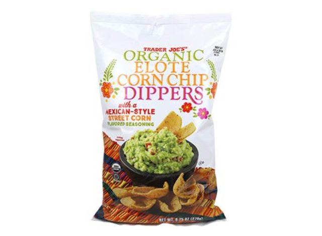 trader joe's organic elote corn chip dippers