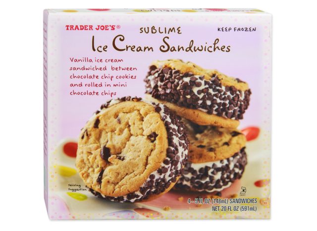 trader joe's sublime ice cream sandwiches