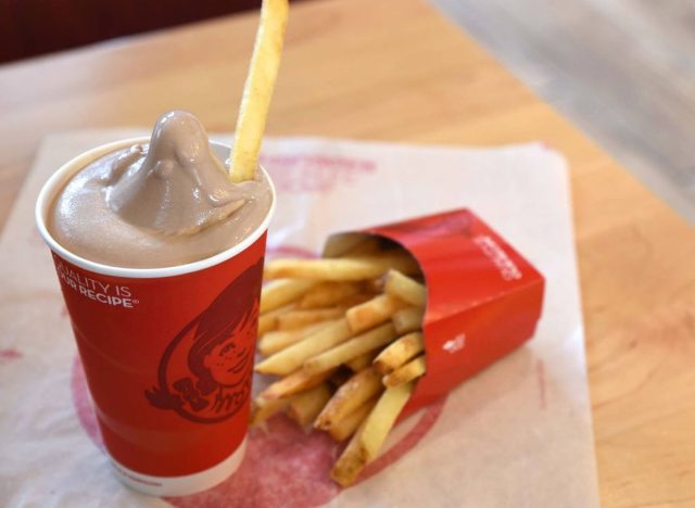 wendys frosty with fries