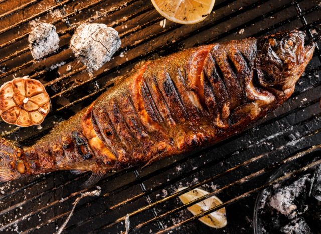 whole fish over grill