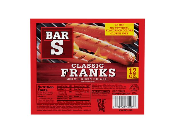 Bar S franks