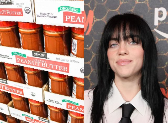 Billie Eilish and costco peanut butter