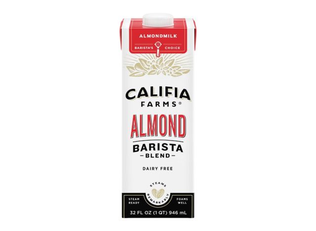 carton of Califia Farms almond milk