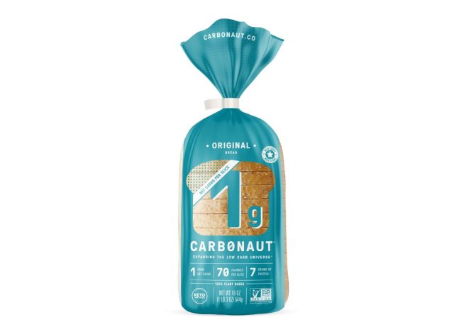loaf of Carbonaut white bread