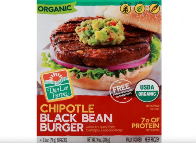 Chipotle black bean burger