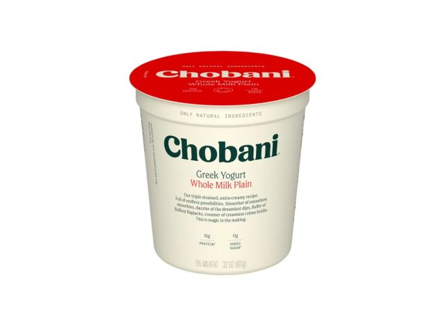 Chobani whole Milk Plain Greek Yogurt
