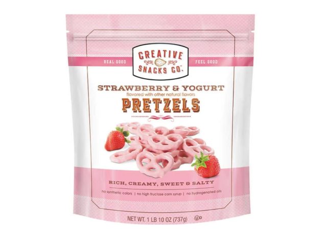 Creative Snacks Co. Strawberry & Yogurt Flavoured Pretzels