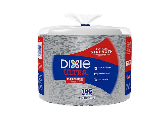 Dixie 10 ⅙ inch paper plates