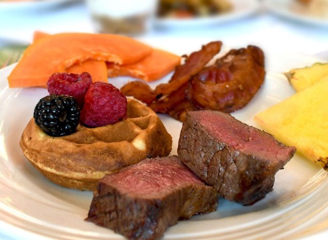 Fogo de Chao brunch plate