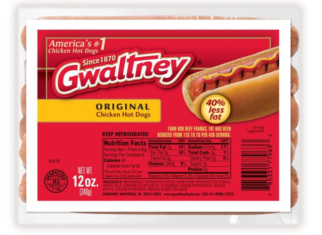 Gwaltney hot dog