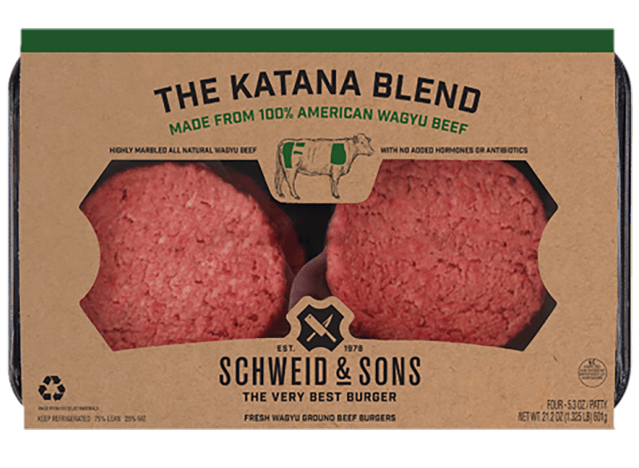 Schweid & Sons The Katana Blend burger
