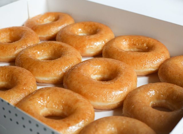 Krispy Kreme glazed doughnuts