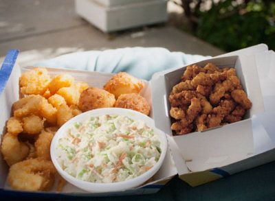 Long John Silver’s coleslaw and sides