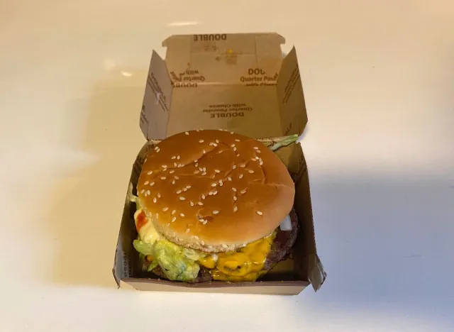 McDonald's Deluxe Double Quarter Pounder With Cheese