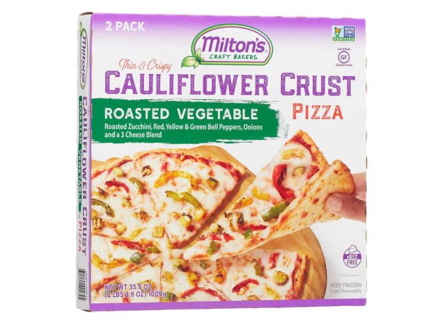 Milton's cauliflower crust pizza