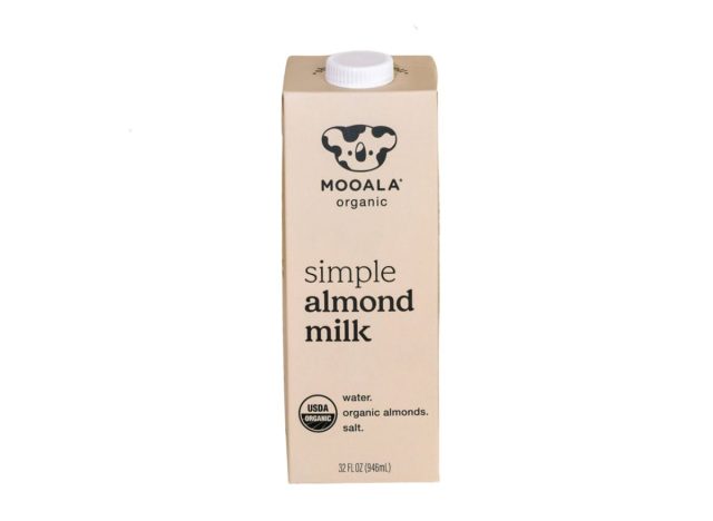 carton of Mooala almond milk