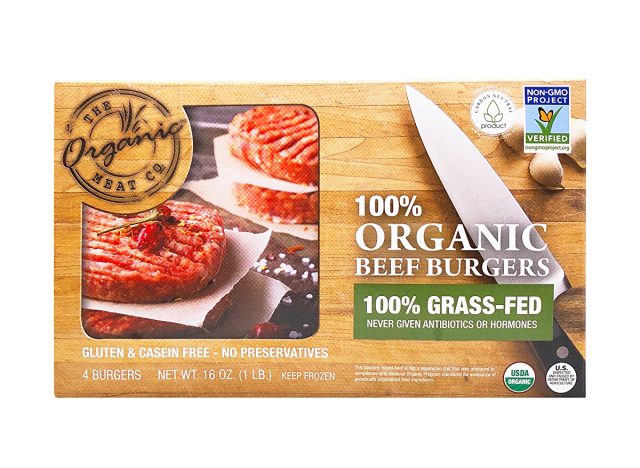 Organic Meat Co. burgers